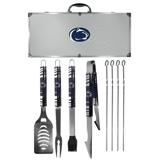 Siskiyou Gifts Penn State Nittany Lions 8 piece Tailgater BBQ Set w/Metal Case, NCAA Licensed