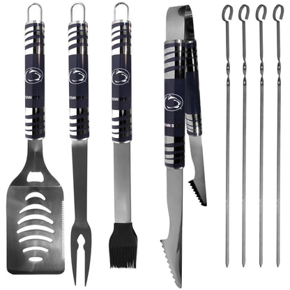 Siskiyou Gifts Penn State Nittany Lions 8 piece Tailgater BBQ Set w/Metal Case, NCAA Licensed