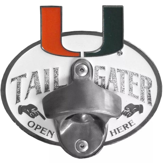 Siskiyou Gifts Miami Hurricanes Tailgater Hitch Cover "The One And Only", NCAA Licensed