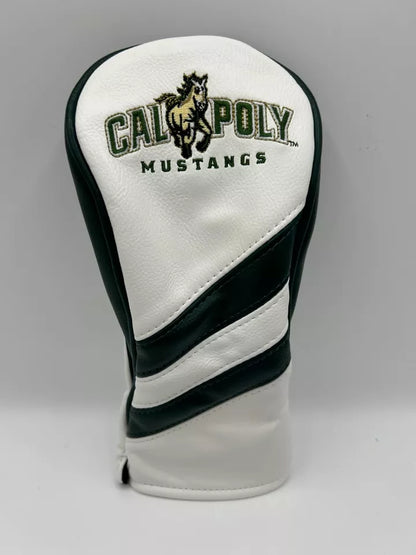 PRG Golf Cal Poly Mustangs Set of 3 Head Covers Driver Fairway & Rescue NCAA Licensed
