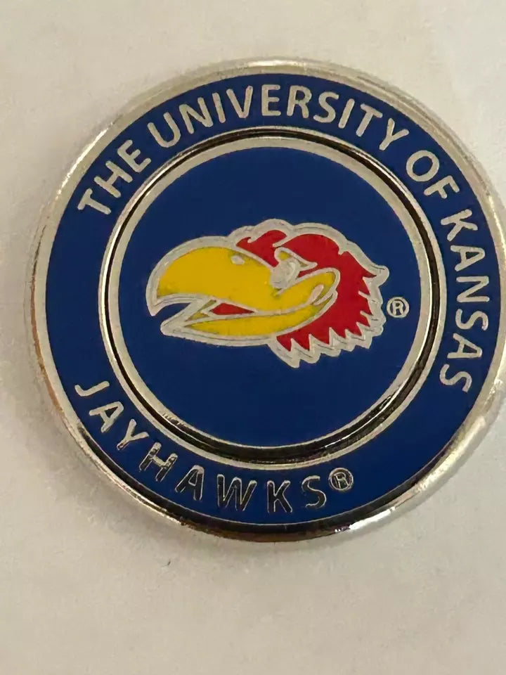 PRG Golf Kansas Jayhawks Duo Logo Magnetic Golf Ball Marker NCAA Licensed