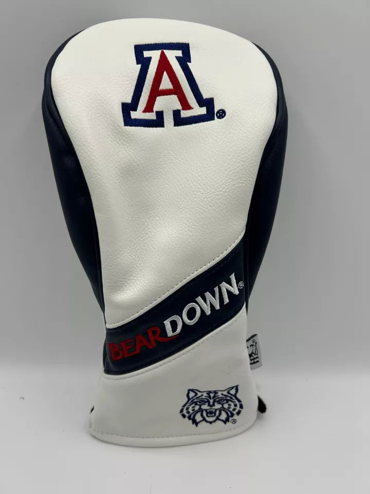 PRG Golf Arizona Wildcats Set of 3 Head Covers Driver Fairway & Rescue NCAA Licensed