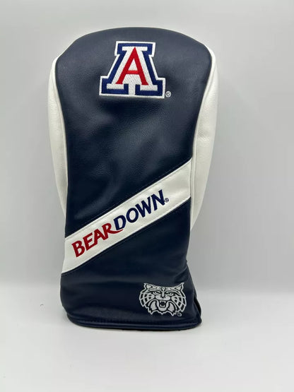 PRG Golf Arizona Wildcats Set of 3 Head Covers Driver Fairway & Rescue NCAA Licensed