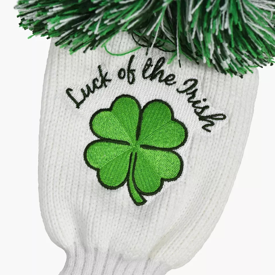 PRG Golf Originals Collection Luck Of The Irish Pom Pom Set of 3 Head Covers Driver Fairway & Rescue