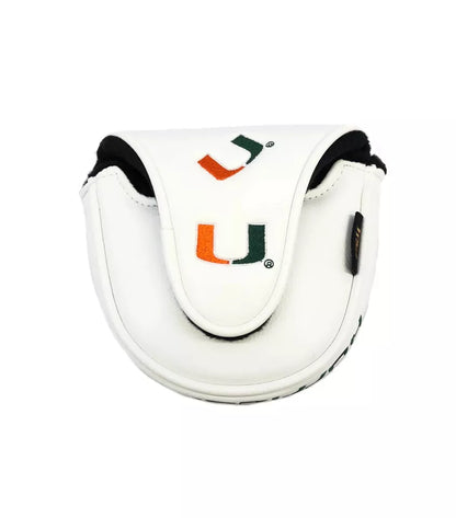 PRG Golf Miami Hurricanes Mallet putter Cover NCAA Licensed