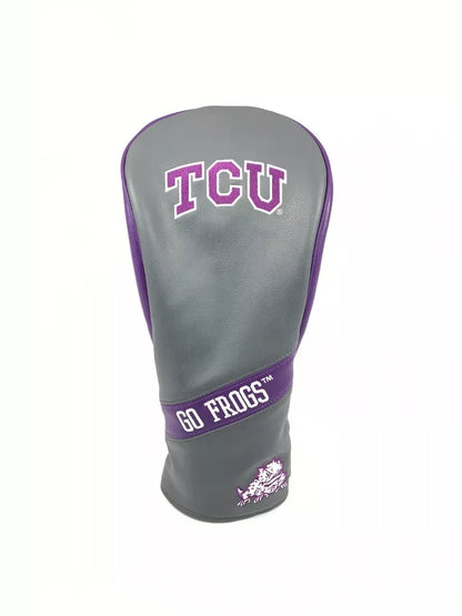 PRG Golf TCU Texas Christian Horned Frogs Set of 3 Head Covers Driver Fairway & Rescue NCAA Licensed