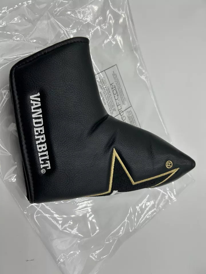 PRG Golf (Authentic) Vanderbilt Commadores Blade Putter Cover NCAA Licensed