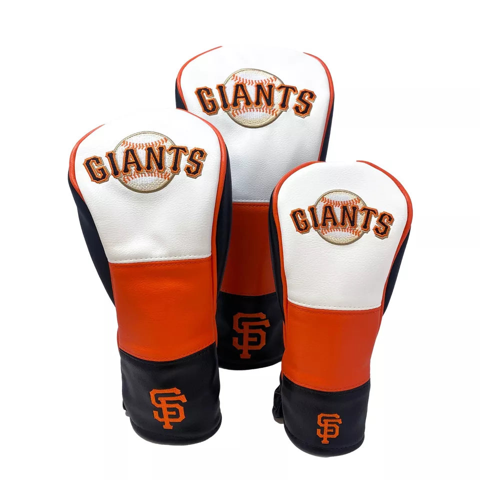 PRG Golf San Francisco Giants Set of 3 Head Covers Driver Fairway & Rescue MLB Licensed