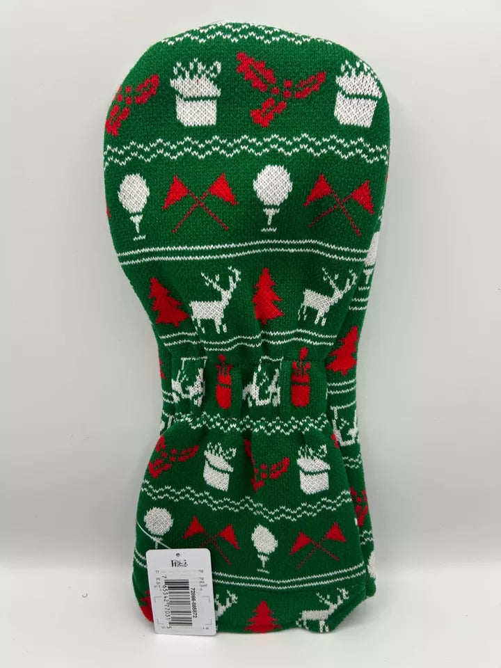 PRG Golf Green Ugly Sweater Limited Edition Collection Driver Head Cover