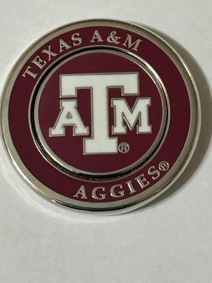 PRG Golf Texas A&M Aggies Duo Logo Magnetic Golf Ball Marker NCAA Licensed