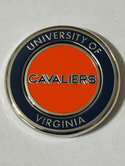 PRG Golf Virginia Cavaliers Duo Logo Magnetic Golf Ball Marker NCAA Licensed