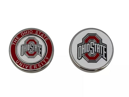 PRG Golf Ohio State Buckeyes Duo Logo Magnetic Golf Ball Marker NCAA Licensed