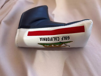 PRG Golf Limited Edition California Golden Bear Horizon Blade Putter Cover Red White Blue