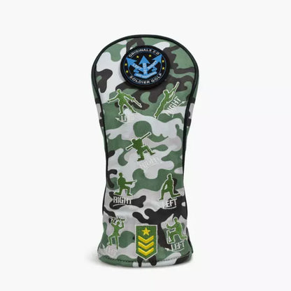 PRG Golf Originals Collection Soldier Golf Driver Fairway & Rescue Head Cover Set