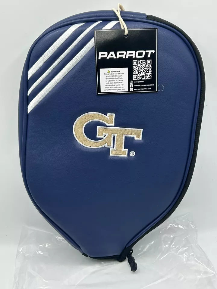Parrot Paddles Georgia Tech Yellow Jackets Pickleball Paddle Cover (NCAA)