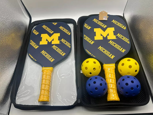 Parrot Paddles Michigan Wolverines Pickleball Paddle Set (New in Case)