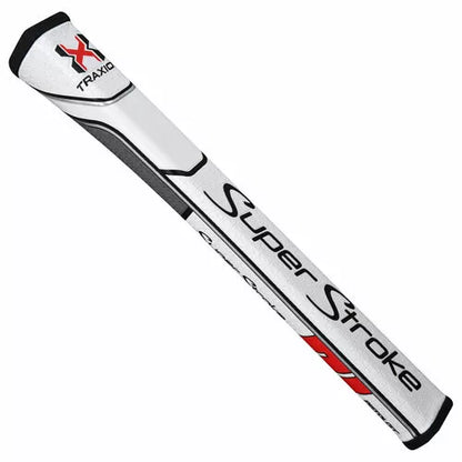 SuperStroke (Authentic) Traxion Red White & Gray Pistol GT 2.0 Putter Grip