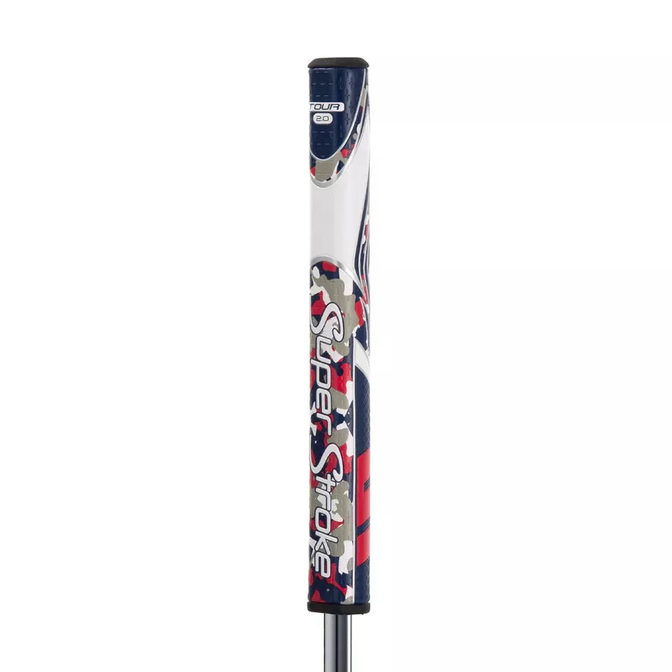 SuperStroke (Authentic) Zenergy Red White & Blue Camo Tour 2.0 Putter Grip