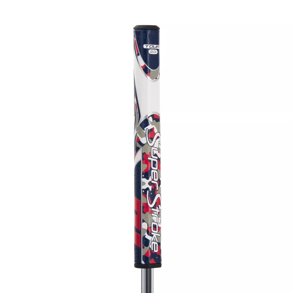 SuperStroke (Authentic) Zenergy Red White & Blue Camo Tour 2.0 Putter Grip