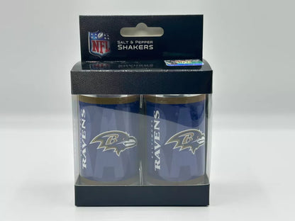 Siskiyou Gifts Baltimore Ravens Glass Salt and Pepper Shakers, NFL Licensed