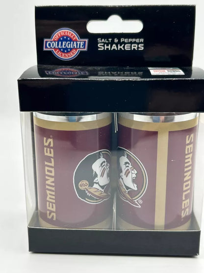 Siskiyou Gifts Florida State Seminoles Glass Salt and Pepper Shakers, NCAA Licensed