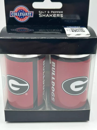 Siskiyou Gifts Georgia Bulldogs Glass Salt and Pepper Shakers, NCAA Licensed
