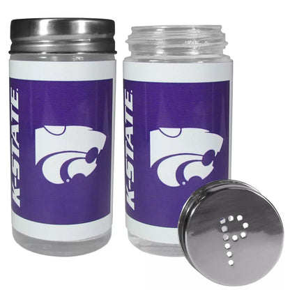 Siskiyou Gifts Kansas State Wildcats Glass Salt and Pepper Shakers, NCAA Licensed