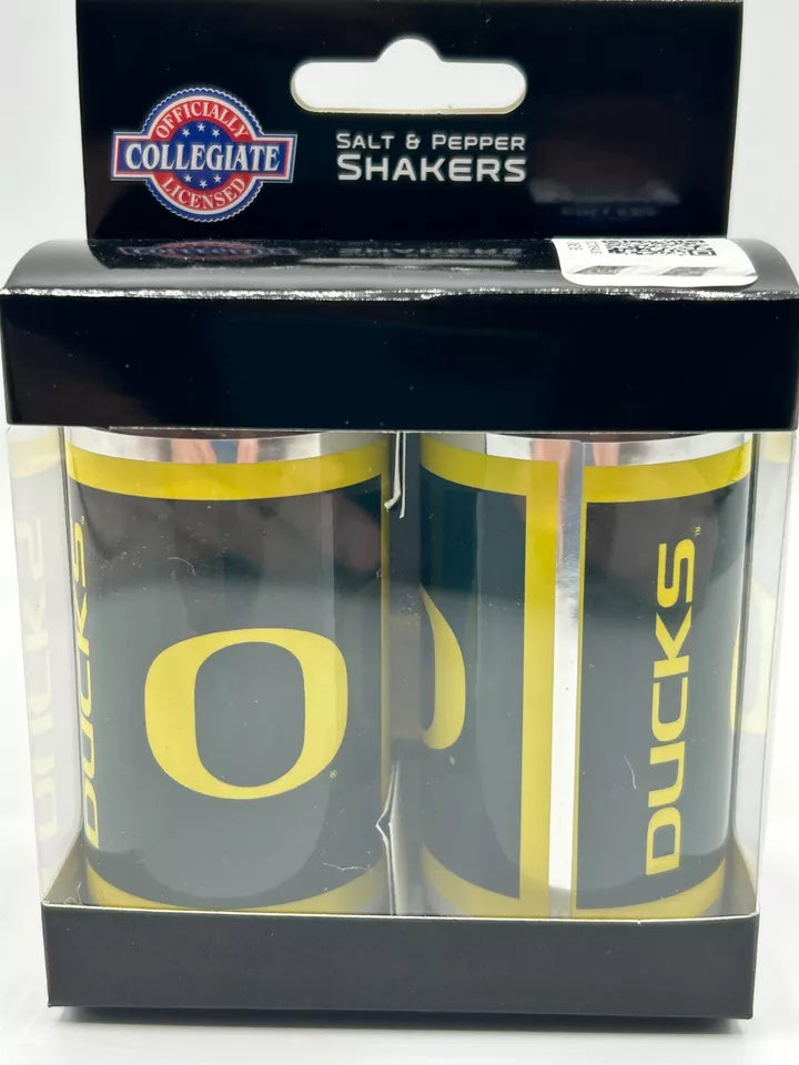 Siskiyou Gifts Oregon Ducks Glass Salt and Pepper Shakers, NCAA Licensed