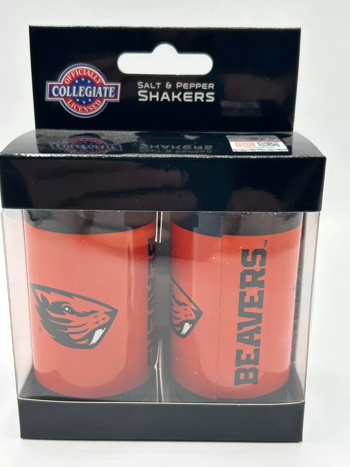 Siskiyou Gifts Oregon State Beavers Glass Salt and Pepper Shakers, NCAA Licensed