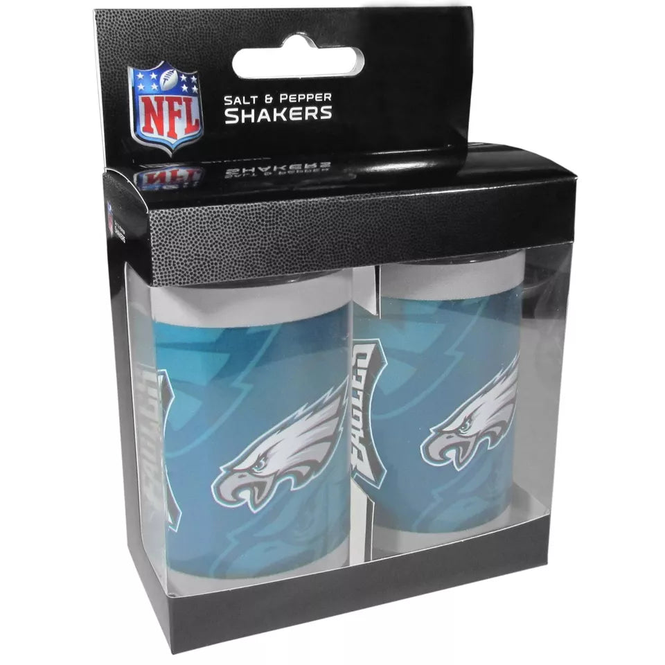 Siskiyou Gifts Philadelphia Eagles Glass Salt and Pepper Shakers, NFL Licensed