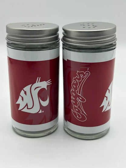 Siskiyou Gifts Washington State Cougars Glass Salt and Pepper Shakers, NCAA Licensed