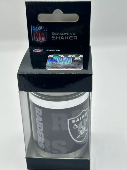 Siskiyou Gifts Las Vegas Raiders Glass Tailgater Seasoning Shaker, NFL Licensed