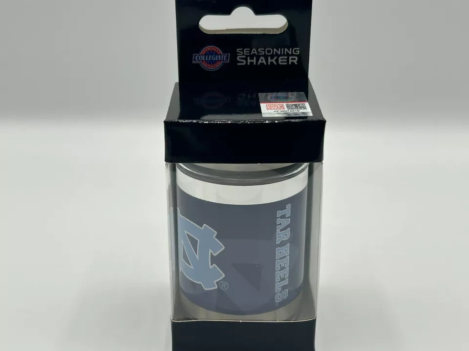 Siskiyou Gifts North Carolina Tar Heels Glass Tailgater Seasoning Shaker, NCAA Licensed