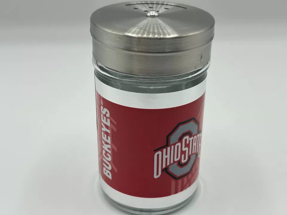 Siskiyou Gifts Ohio State Buckeyes Glass Tailgater Seasoning Shaker, NCAA Licensed