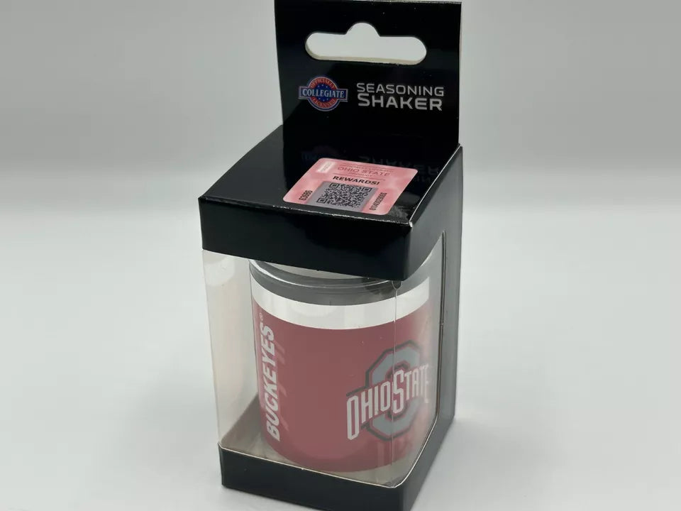 Siskiyou Gifts Ohio State Buckeyes Glass Tailgater Seasoning Shaker, NCAA Licensed