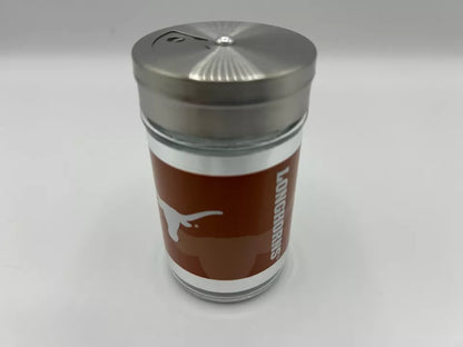 Siskiyou Gifts Texas Longhorns Glass Tailgater Seasoning Shaker, NCAA Licensed