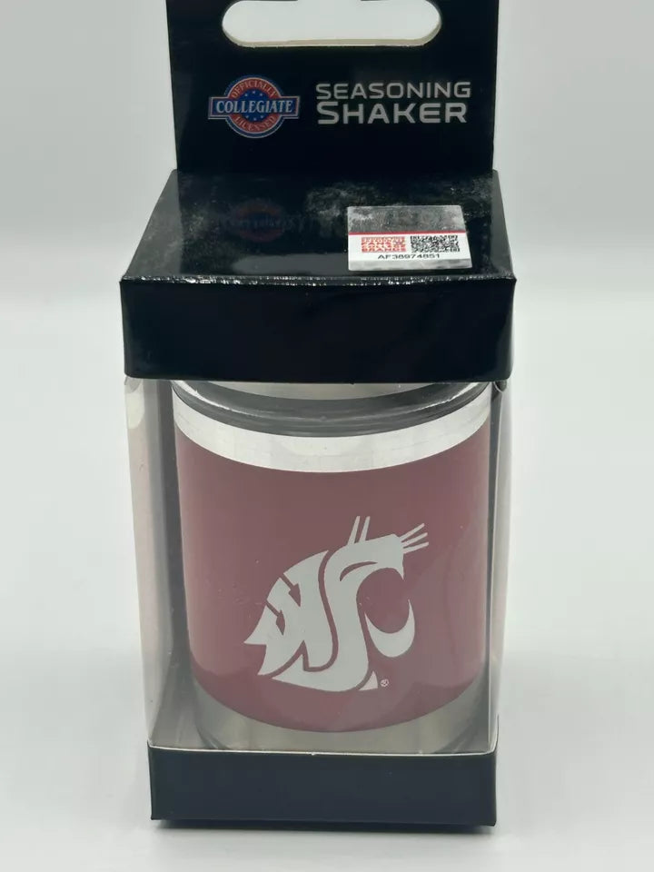 Siskiyou Gifts Washington State Cougars Glass Tailgater Seasoning Shaker, NCAA Licensed