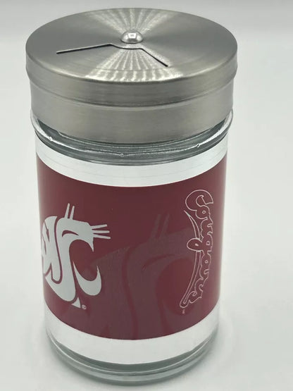 Siskiyou Gifts Washington State Cougars Glass Tailgater Seasoning Shaker, NCAA Licensed