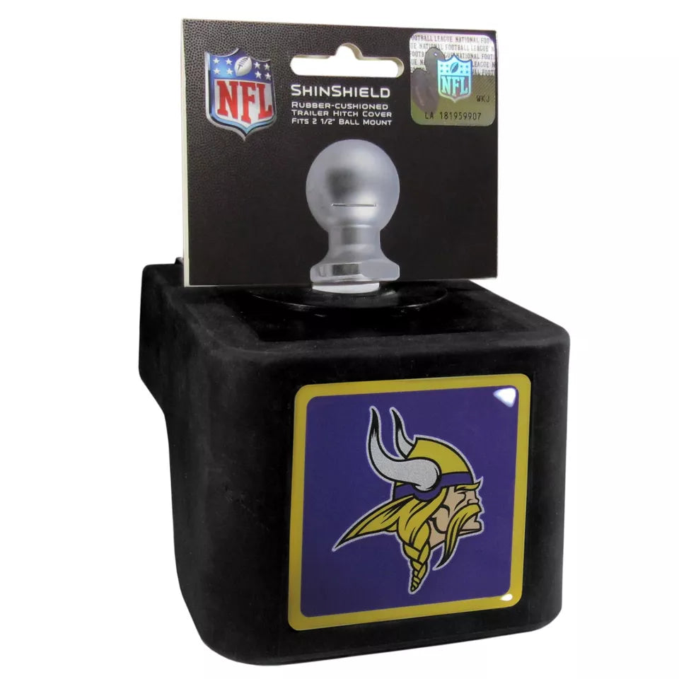 Siskiyou Gifts Minnesota Vikings Shin Shield Hitch Cover Fits 2 1/2" Ball Mount, NFL Licensed