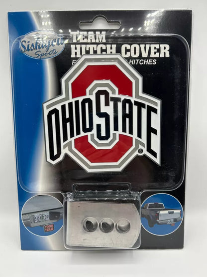 Siskiyou Gifts Ohio State Buckeyes Solid Metal Hitch Cover w/Color Metal Emblem Class 2&3