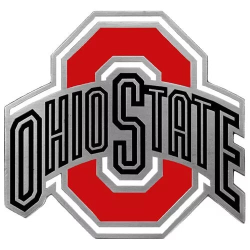 Siskiyou Gifts Ohio State Buckeyes Solid Metal Hitch Cover w/Color Metal Emblem Class 2&3