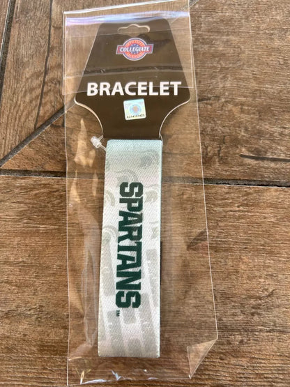 Siskiyou Gifts Michigan State Spartans Stretch Bracelet, NCAA Licensed