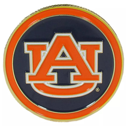 Siskiyou Gifts Auburn Tigers 1.75" Diameter Team Logo Coin Golf Ball Marker, NCAA Licensed