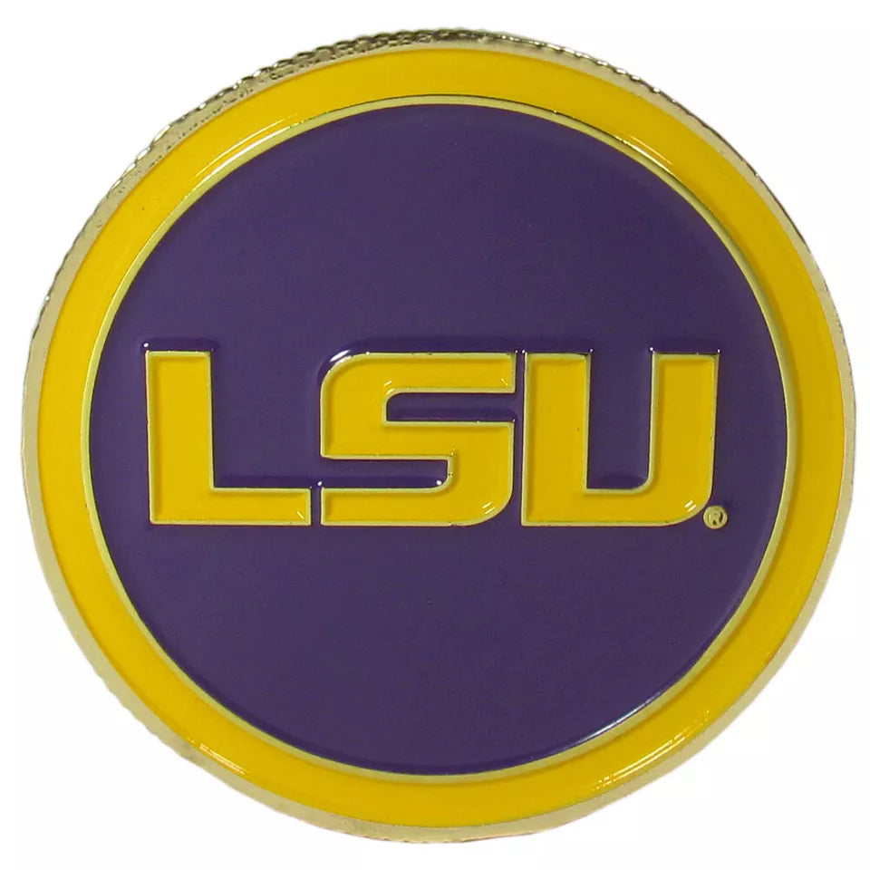 Siskiyou Gifts LSU Tigers 1.75" Diameter Team Logo Coin Golf Ball Marker, NCAA Licensed