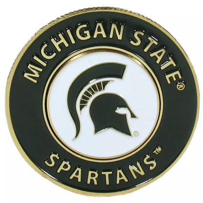 Siskiyou Gifts Michigan State Spartans 1.75" Diameter Team Logo Coin Golf Ball Marker, NCAA Licensed