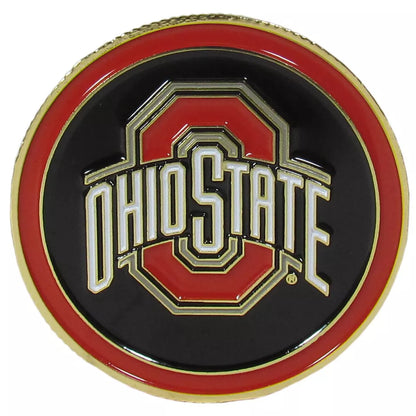 Siskiyou Gifts Ohio State Buckeyes 1.75" Diameter Team Logo Coin Golf Ball Marker, NCAA Licensed