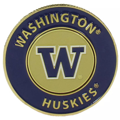 Siskiyou Gifts Washington Huskies 1.75" Diameter Team Logo Coin Golf Ball Marker, NCAA Licensed