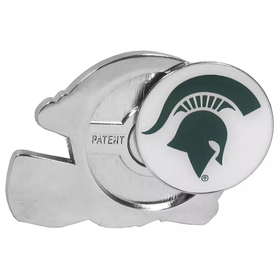 Siskiyou Gifts Michigan State Spartans 1.75" Large Helmet Golf Ball Marker, NCAA Licensed