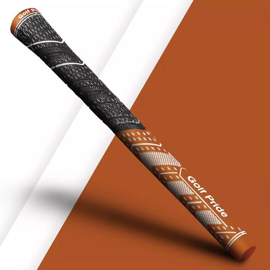 Golf Pride Authentic MCC Plus4 Standard Swing Club Grip Dark Orange/White