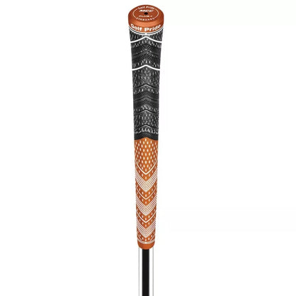Golf Pride Authentic MCC Plus4 Standard Swing Club Grip Dark Orange/White